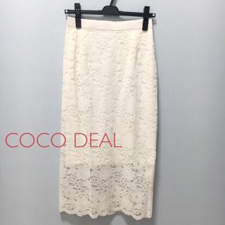 ココディール(COCO DEAL)の【未使用】COCO DEAL♡レースロングタイトスカート(ロングスカート)