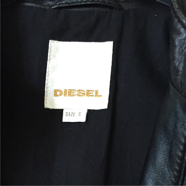 DIESEL(ディーゼル)の☆DIESEL☆ディーゼル レザージャケット 正規店購入 メンズのジャケット/アウター(レザージャケット)の商品写真