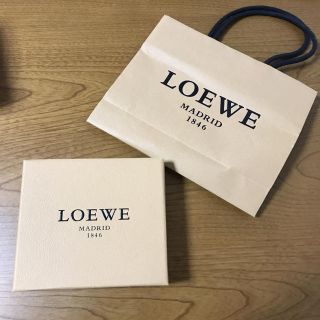 ロエベ(LOEWE)のロエベの名刺入れの空き箱(ショップ袋)