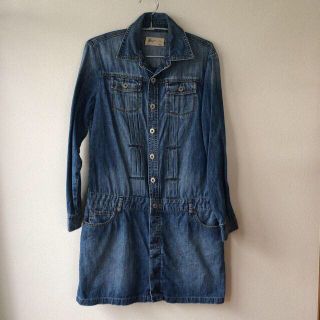 ギャップ(GAP)のGAP デニム シャツワンピース(ひざ丈ワンピース)