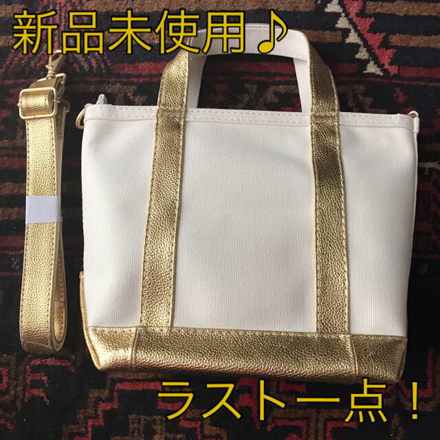 スモール 【販売終了品】日本限定 llbean ゴールド トートバッグ