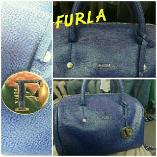 フルラ(Furla)の[♡usacchi様専用♡] フルラ アリッサ ショルダーバッグ 紫 ネイビー(ショルダーバッグ)