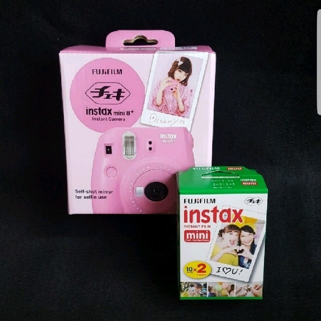 【未開封未使用】 チェキ instax mini 8+ おまけ フィルム20枚