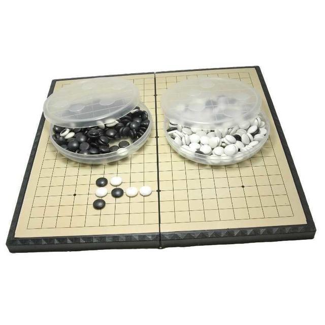 囲碁 囲碁盤 セット ポータブル 折りたたみ式 28.5×28.5ｃｍ エンタメ/ホビーのテーブルゲーム/ホビー(囲碁/将棋)の商品写真