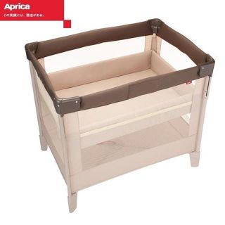 アップリカ(Aprica)の新品☆送料込　Ａｐｒｉｃａ　ココネルエアー　ココア　簡易ベビーベッド(ベビーベッド)