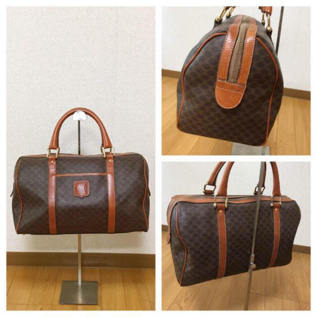 celine(セリーヌ)の古着/CELINE/イタリア製/マカダム柄/M10/ボストンバッグ/0909 レディースのバッグ(ボストンバッグ)の商品写真