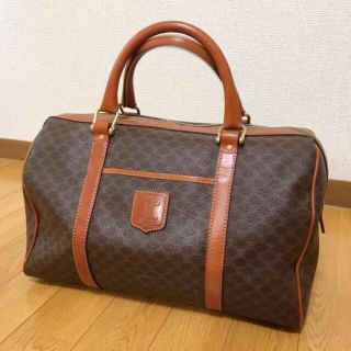 セリーヌ(celine)の古着/CELINE/イタリア製/マカダム柄/M10/ボストンバッグ/0909(ボストンバッグ)