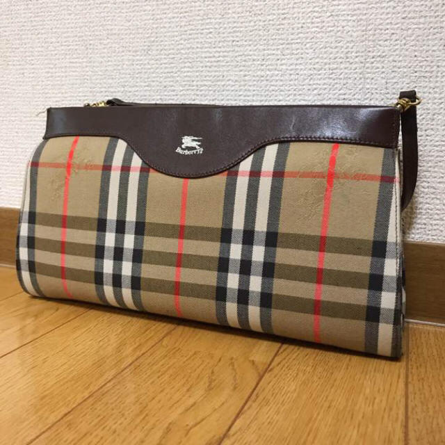 BURBERRY(バーバリー)の【希少】BURBERRY/イングランド製/オールド/ショルダーバッグ/0909 レディースのバッグ(ショルダーバッグ)の商品写真