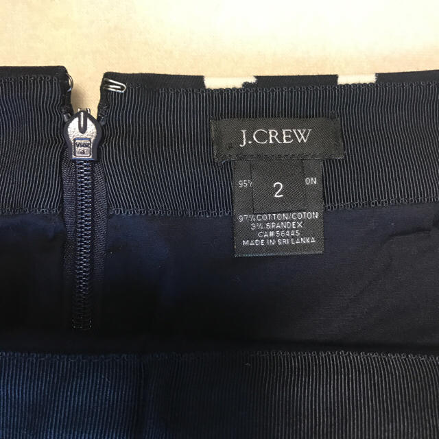 J.Crew(ジェイクルー)の美品☆J.CREW マリン柄スカート サイズ2 レディースのスカート(ミニスカート)の商品写真