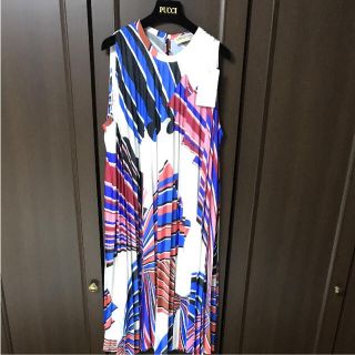 エミリオプッチ(EMILIO PUCCI)のエミリオプッチ ワンピース38試着のみ　プッチ　サマードレス(ひざ丈ワンピース)