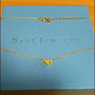 スタージュエリー(STAR JEWELRY)のスタージュエリー ミステリアスハート ネックレス イエローサファイア(ネックレス)