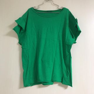 ザラ(ZARA)のZARA ザラ 今期 袖フリルTシャツ(Tシャツ(半袖/袖なし))