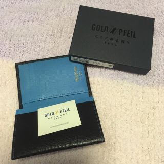 ゴールドファイル(GOLD PFEIL)の副長様🌟新品 GOLDPFEIL名刺入れ カード入れ(名刺入れ/定期入れ)