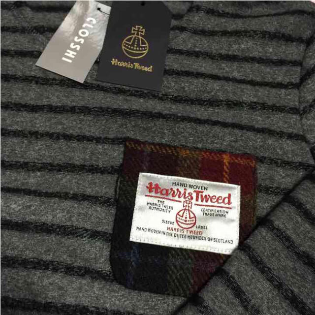 Harris Tweed(ハリスツイード)の専用★ハリスツイードトップス＆MA-1 キッズ/ベビー/マタニティのキッズ服女の子用(90cm~)(Tシャツ/カットソー)の商品写真