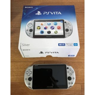 プレイステーションヴィータ(PlayStation Vita)のプレーステーション Vita シルバー ジャンク品(携帯用ゲーム機本体)