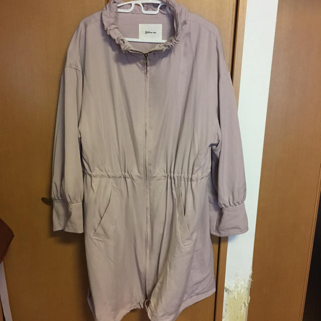 w closet(ダブルクローゼット)のハイネックギャザー衿コート レディースのジャケット/アウター(スプリングコート)の商品写真