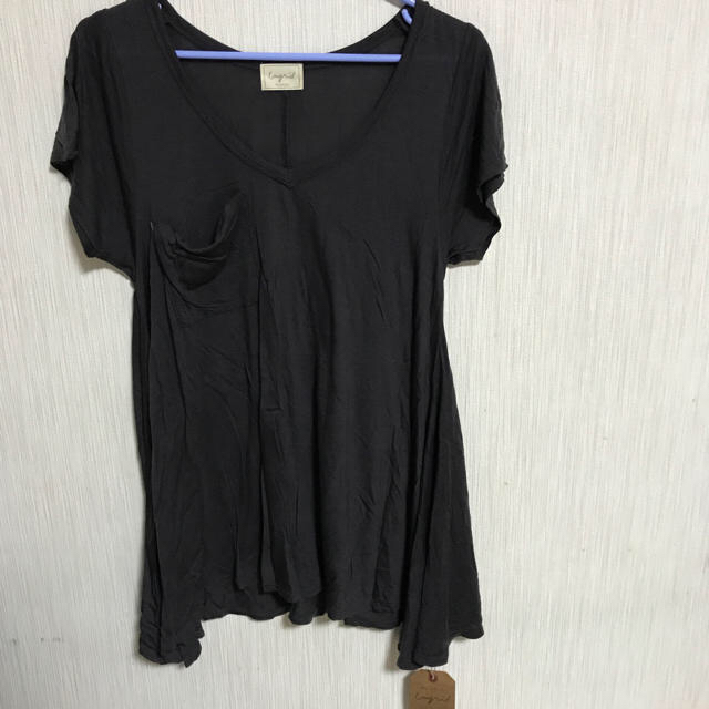 Ungrid(アングリッド)のアングリッド♡フレアVネックtee レディースのトップス(Tシャツ(半袖/袖なし))の商品写真