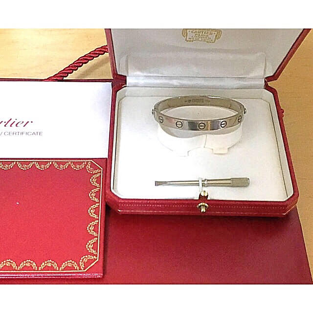 買取り実績  Cartier - 【売切価格】カルティエ★ラブブレス WG16cm ブレスレット/バングル 3