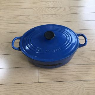 ルクルーゼ(LE CREUSET)のル・クルーゼのココットオーバル25(鍋/フライパン)