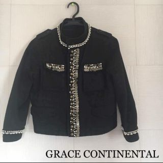 グレースコンチネンタル(GRACE CONTINENTAL)のグレースコンチネンタル☆ミリタリージャケット(ミリタリージャケット)