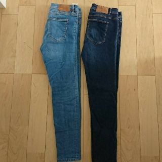 ザラ(ZARA)のZARAデニムスキニー２本セット(デニム/ジーンズ)