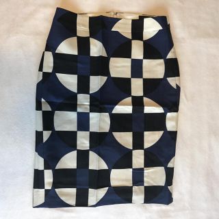 ジェイクルー(J.Crew)の美品☆J.CREW シルク混 No.2ペンシルスカート サイズ0(ひざ丈スカート)