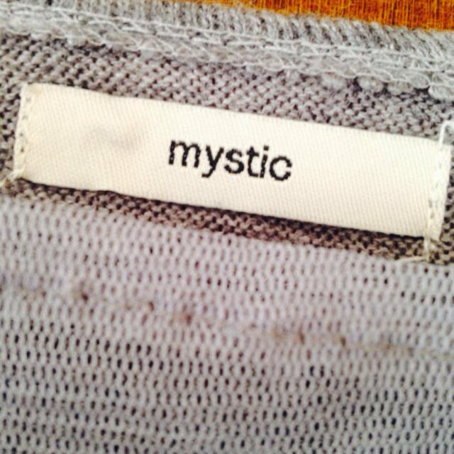 mystic(ミスティック)のmystic 透けフリルカットソー レディースのトップス(カットソー(長袖/七分))の商品写真