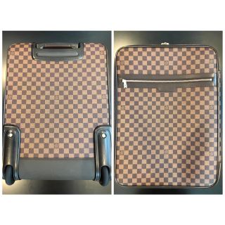 ルイヴィトン(LOUIS VUITTON)の◆ルイ ヴィトン ダミエ　ペガス55　キャリーバッグ　１度使用美品　本物伝票有◆(スーツケース/キャリーバッグ)