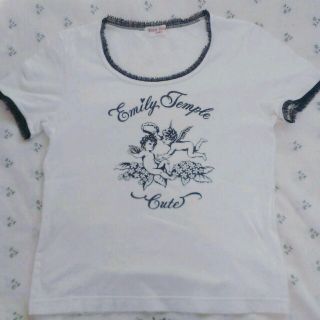 エミリーテンプルキュート(Emily Temple cute)のエミキュ☆天使tee(Tシャツ(半袖/袖なし))