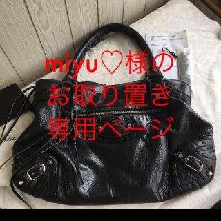 バレンシアガバッグ(BALENCIAGA BAG)のバレンシアガ ザ ファースト ブラック 美品(ハンドバッグ)