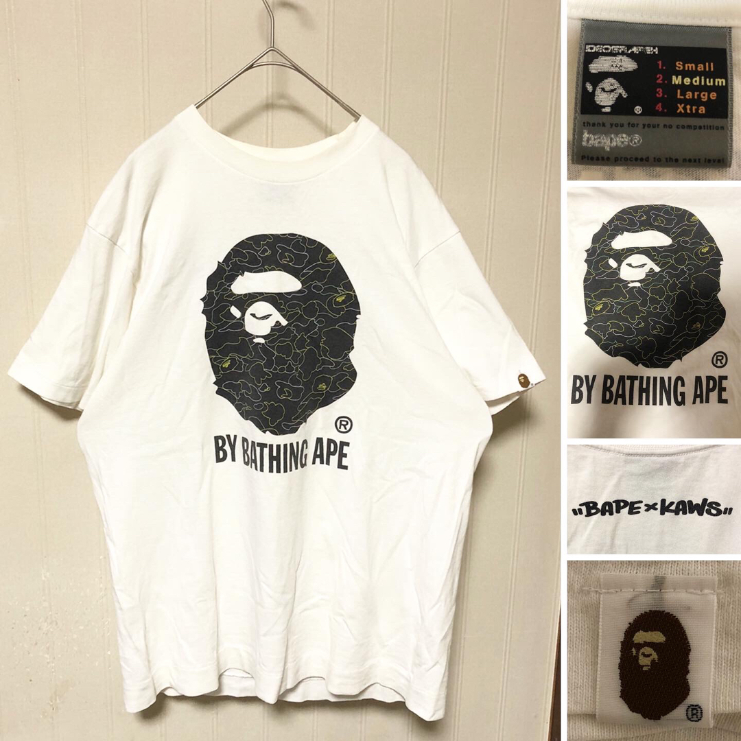 日本製 旧タグ BAPE × KAWS エイプ 大猿 Tシャツ NIGO | フリマアプリ ラクマ