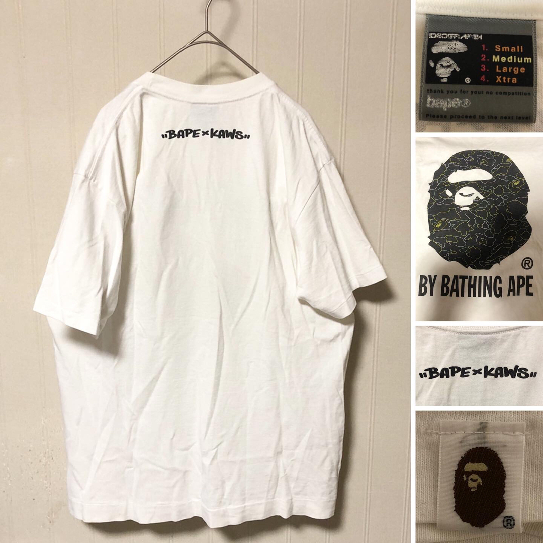 APE★ア ベイシング エイプ★バックロゴプリントTシャツ★旧タグ【希少】