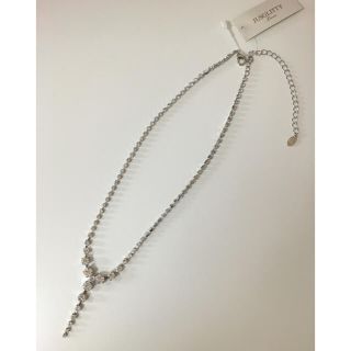 ジャスグリッティー(JUSGLITTY)の新品 ジャスグリッティー☆ビジューネックレス(ネックレス)