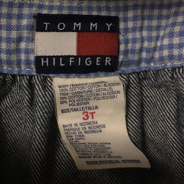 TOMMY HILFIGER(トミーヒルフィガー)のトミーヒルフィガー キッズ  サロペット 100センチ キッズ/ベビー/マタニティのキッズ服女の子用(90cm~)(ワンピース)の商品写真