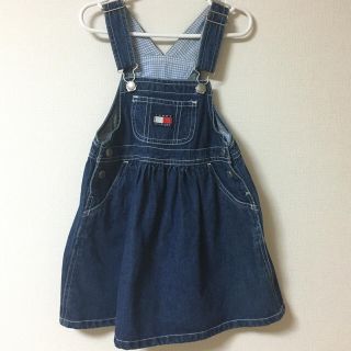 トミーヒルフィガー(TOMMY HILFIGER)のトミーヒルフィガー キッズ  サロペット 100センチ(ワンピース)