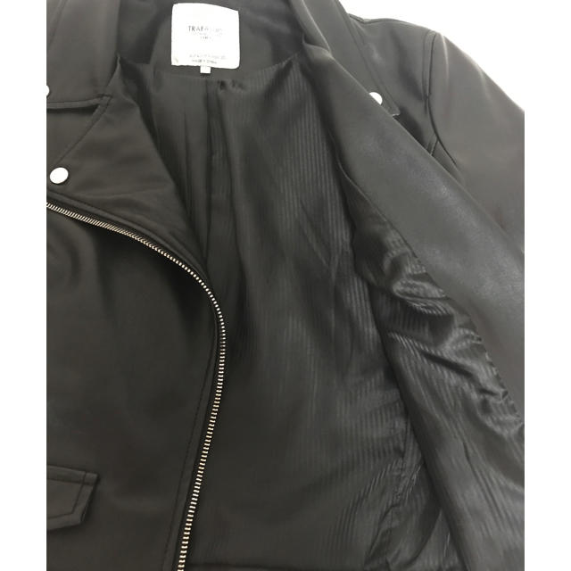 ZARA(ザラ)のZARA  ザラ  ライダースジャケット 黒 レディースのジャケット/アウター(ライダースジャケット)の商品写真