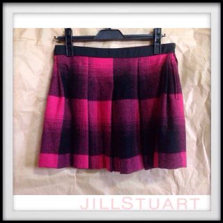 ジルスチュアート(JILLSTUART)の新品タグ付JILL STUARTジルスチュアート チェックスカート(ミニスカート)