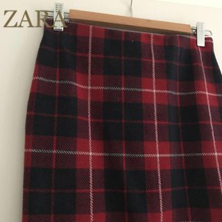 ザラ(ZARA)のZARA♡チェックスカート(ひざ丈スカート)