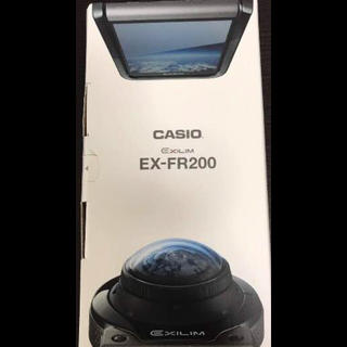 カシオ(CASIO)の新品 CASIO EXILIM EX-FR200BK(コンパクトデジタルカメラ)