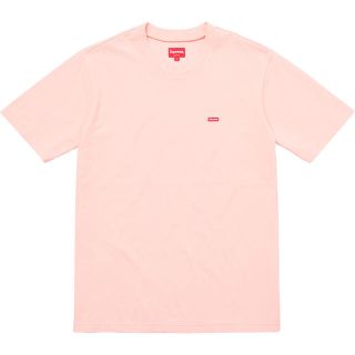 シュプリーム(Supreme)のsupreme17fw  Small Box Pique Tee ピンク(Tシャツ/カットソー(半袖/袖なし))