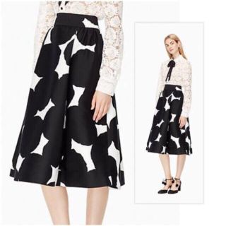 ケイトスペードニューヨーク(kate spade new york)のドット柄ひざ下スカート kate spade New York(ひざ丈スカート)