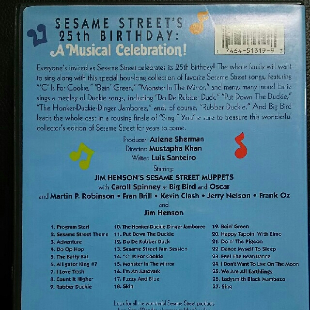 SESAME STREET(セサミストリート)のセサミストリート 25th anniversary DVD  エンタメ/ホビーのDVD/ブルーレイ(ミュージック)の商品写真