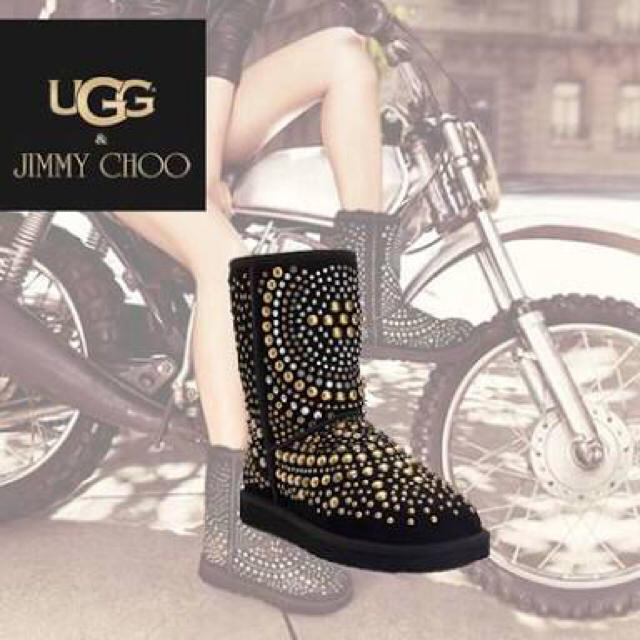 JIMMY CHOO(ジミーチュウ)のJIMMY CHOO＆UGG スタッズブーツ レディースの靴/シューズ(ブーツ)の商品写真