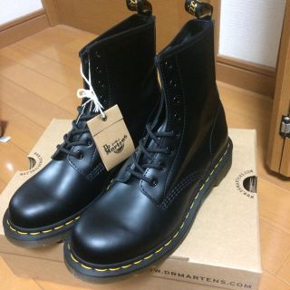 ドクターマーチン(Dr.Martens)のドクターマーチン 1460w 8ホール UK5 黒 ブラック 新品(ブーツ)