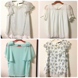 シマムラ(しまむら)の♡モナ王様専用♡シフォン＊ブラウス＊おまとめ＊4枚＊セット＊お買い得＊キズ汚れ(セット/コーデ)