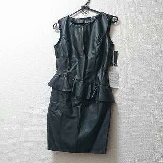 ザラ(ZARA)の新品　ﾀｸﾞ付　ZARA ｻﾞﾗ 　S　ﾚｻﾞｰ　ﾜﾝﾋﾟｰｽ　ﾍﾟﾌﾟﾗﾑ　(ミニワンピース)