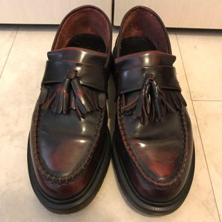 ドクターマーチン(Dr.Martens)のDr.Martens☆美品 エイドリアン チェリーレッド UK6(ローファー/革靴)