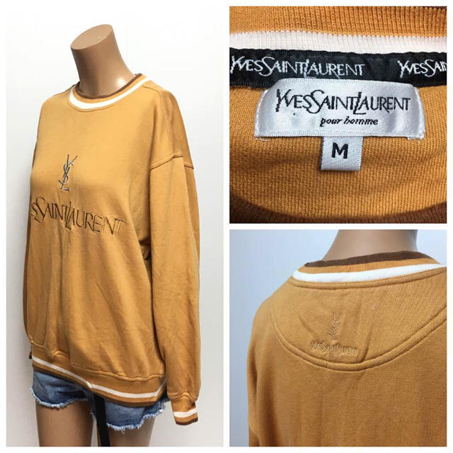 90s YVES SAINT LAURENT SWEAT スウェット