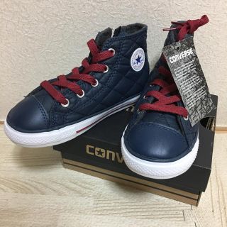 コンバース(CONVERSE)のConverse All Star コンバース キルティング スニーカー 紺(スニーカー)