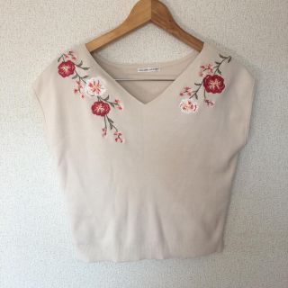 ウィルセレクション(WILLSELECTION)の刺繍ニット💓WILL SELECTION🌸🌸(ニット/セーター)